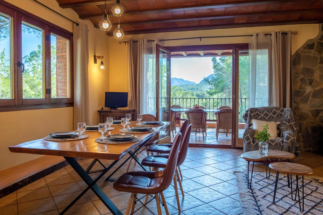 Aldeamia, Cozy Villa For 8 People, Pool, Mountain View, Beach At 8 Min Vilanova de Escornalbou ภายนอก รูปภาพ