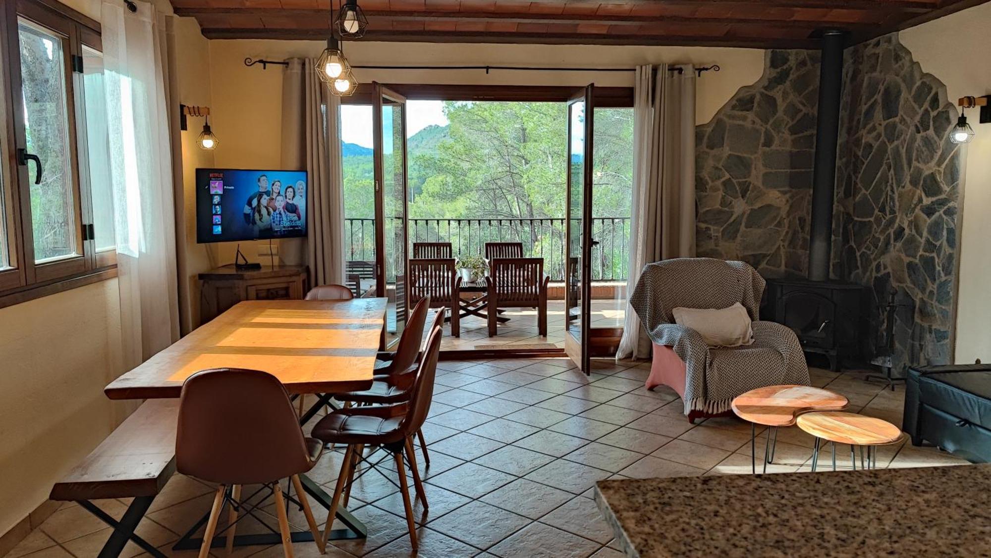 Aldeamia, Cozy Villa For 8 People, Pool, Mountain View, Beach At 8 Min Vilanova de Escornalbou ภายนอก รูปภาพ